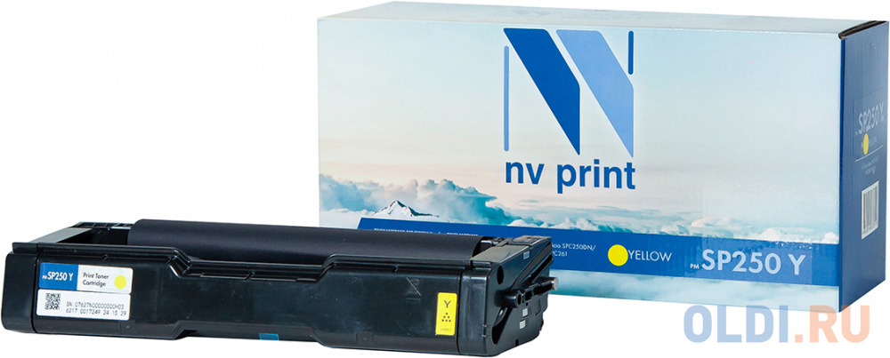 Картридж NV-Print SP250Y 1600стр Желтый