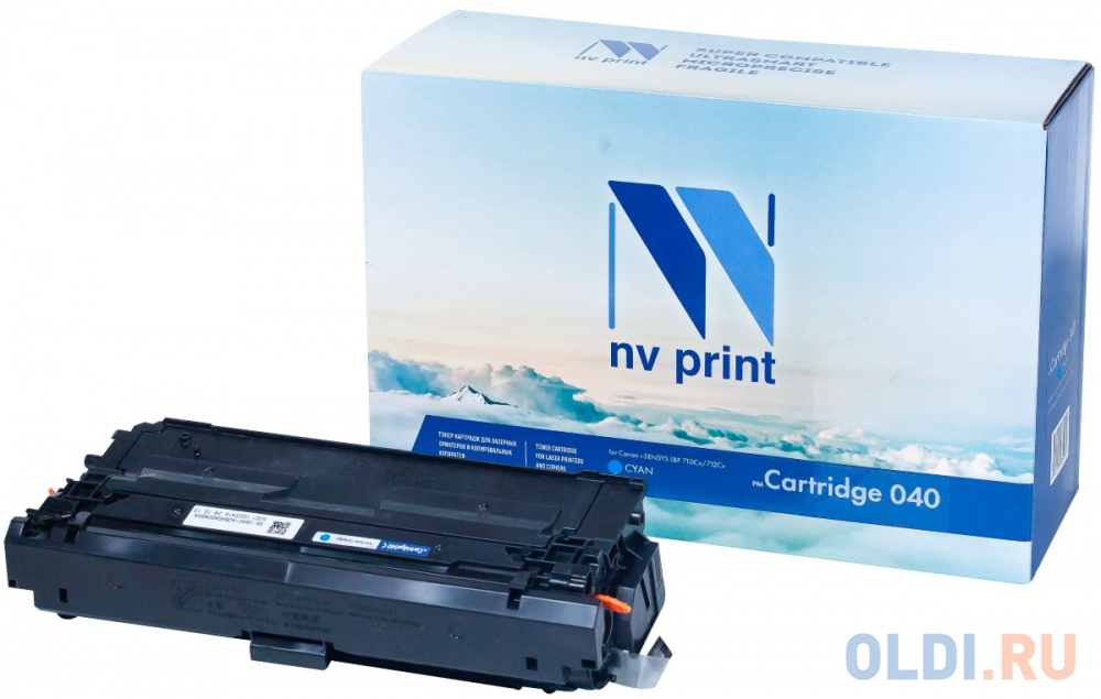 Картридж NV-Print 040 C 5400стр Голубой