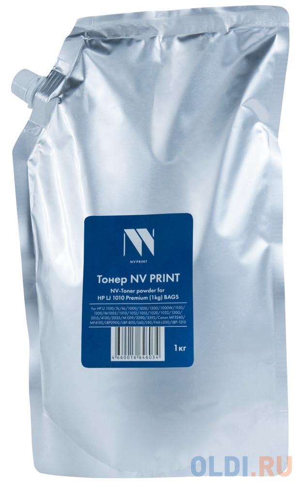 Тонер NV PRINT for HP LJ 1100/5L/6L/1000/1200/1300/1000W/1150/1200/M1005/1010/1012/1015/1020/1022/1300/2015/4100/2035/M1319/3390/3392/Canon MF3240/MF4