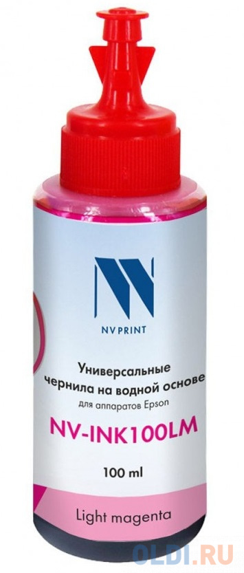 Чернила NV-INK100U Light Magenta универсальные на водной основе для аппаратов Сanon/Epson/НР/Lexmark (100ml) (Китай)