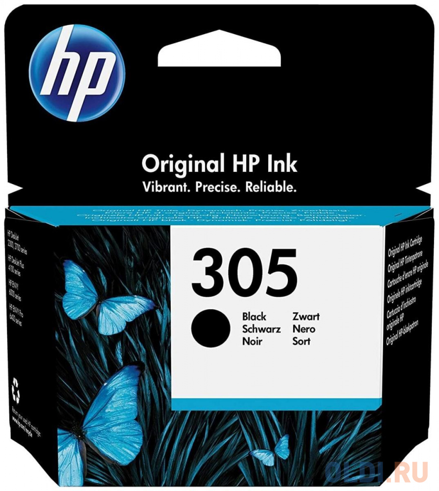 Струйные картриджи  ОЛДИ Картридж HP 305 3YM61AE 120стр Черный