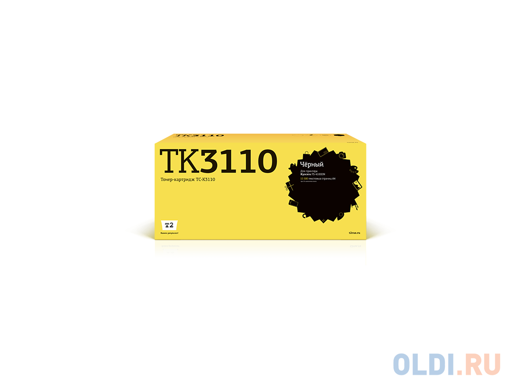 Тонер-картридж T2 TC-K3110 15500стр Черный