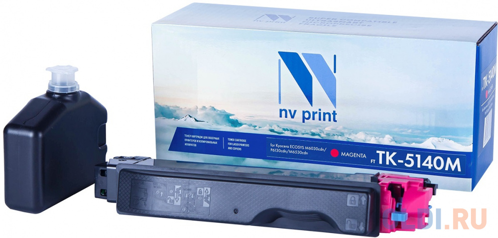 Картридж NV-Print TK-5140M 5000стр Пурпурный