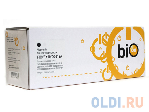 Картридж Bion FX-10/-9/PTQ2612A 2000стр Черный