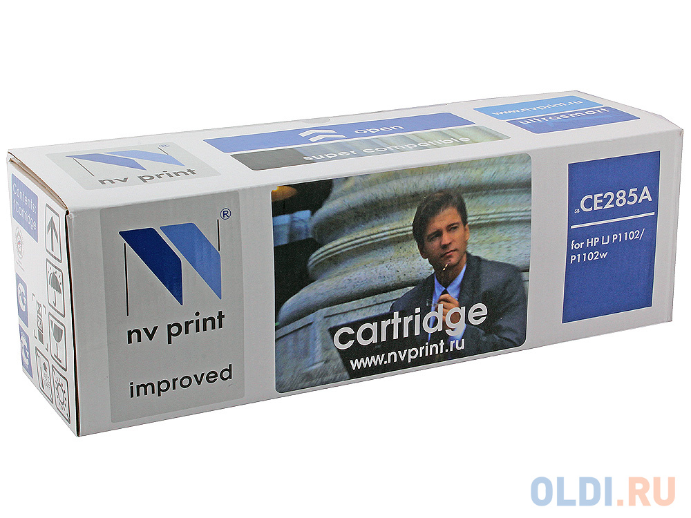 Картридж NV-Print CE285A 1600стр Черный