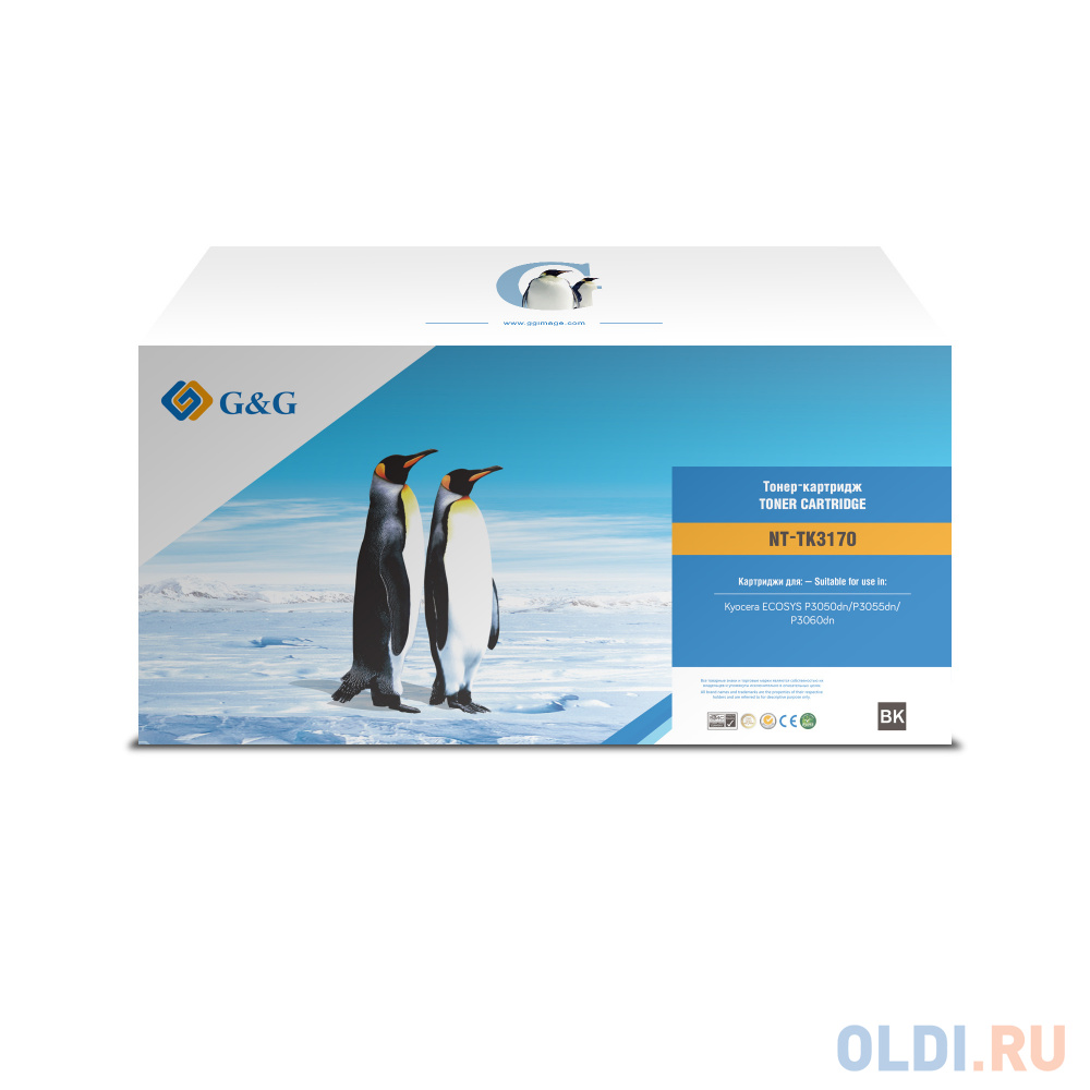 Картридж G&G NT-TK3170 15500стр Черный