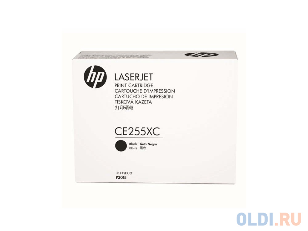 Картридж HP CE255XC для LaserJet P3015 черный