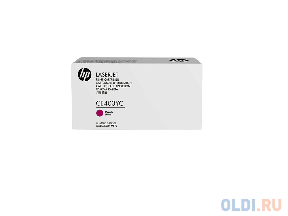 Тонер-картридж HP CE403YC 7800стр Пурпурный