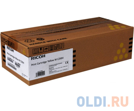 Картриджи для копировальной техники Ricoh Картридж Ricoh C250H 6300стр Желтый