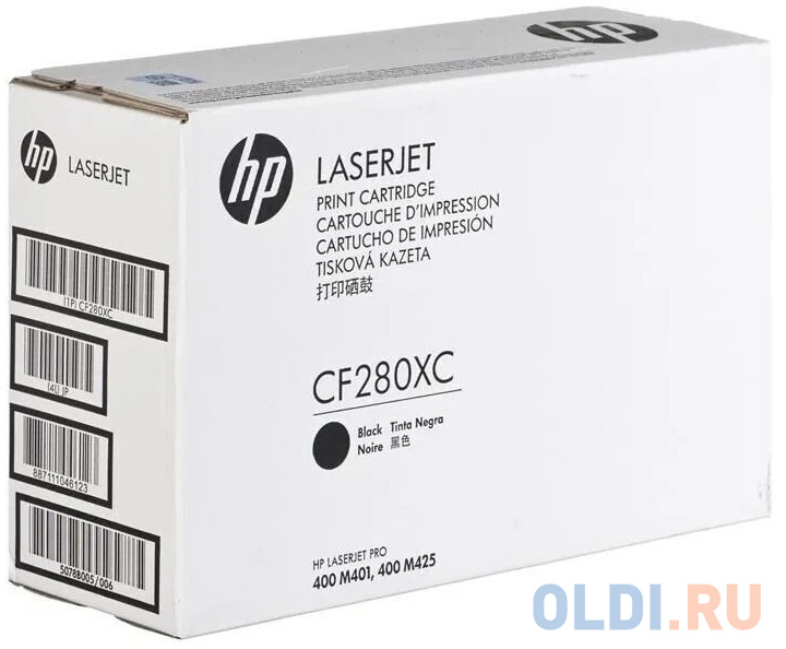 Лазерные картриджи HP  ОЛДИ Картридж HP CF280XC 6900стр Черный