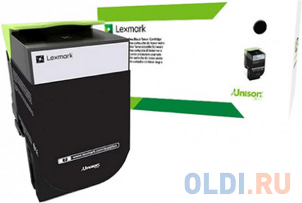   ОЛДИ Картридж Lexmark с тонером, чёрный, 1000 стр. для CX310/410/510, Corporate