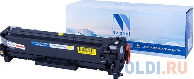 Картридж NV-Print NV-CE412A/CC532A/718Y 2800стр Желтый