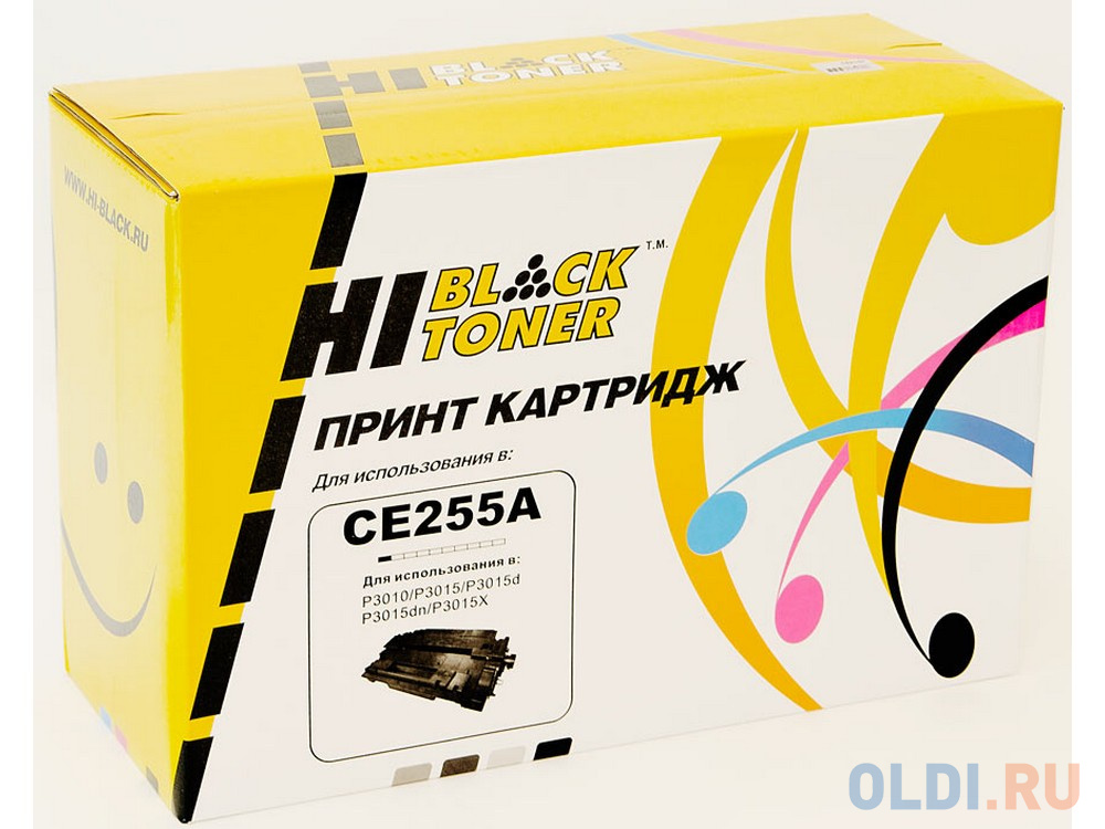 Картридж Hi-Black для HP CE255A LJ P3015 6000стр