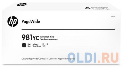Картридж HP 981YC L0R20YC для PageWide Enterprise 556dn/556xh/MFP 586z/586dn/586f черный 20000стр