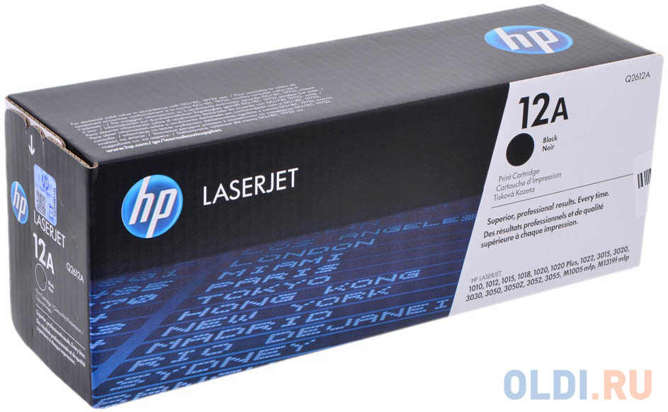 Картридж HP Q2612A Q2612A Q2612A Q2612A Q2612A Q2612A Q2612A 2000стр Черный