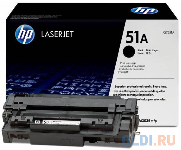 Картридж HP Q7551A Q7551A Q7551A Q7551A Q7551A 6500стр Черный