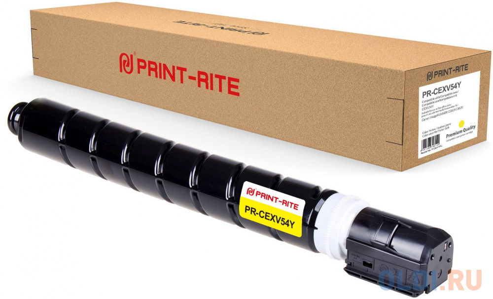 Картридж Print-Rite PR-CEXV54Y 8500стр Желтый