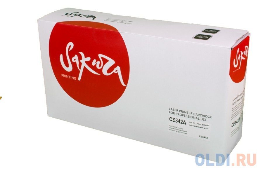 Картридж Sakura CE342A (651A) для HP LJ 700/LJ 775, желтый, 16000 к.