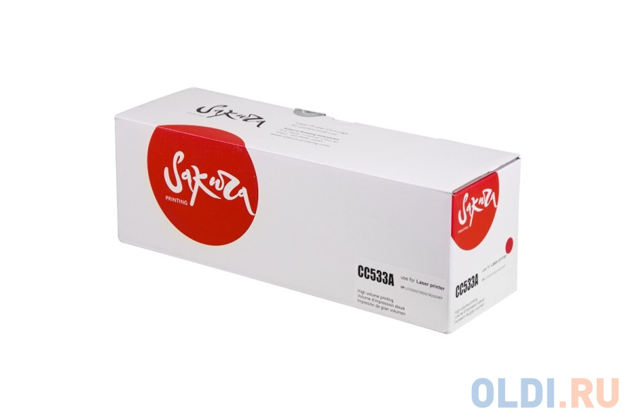 Картридж Sakura CC533A (304A) для HP LJ CM2320fxiMFP/CM2320nMFP/CM2320nfMFP/CP2025/CP2025n/CP2025dn/CP2025, пурпурный, 2800 к.