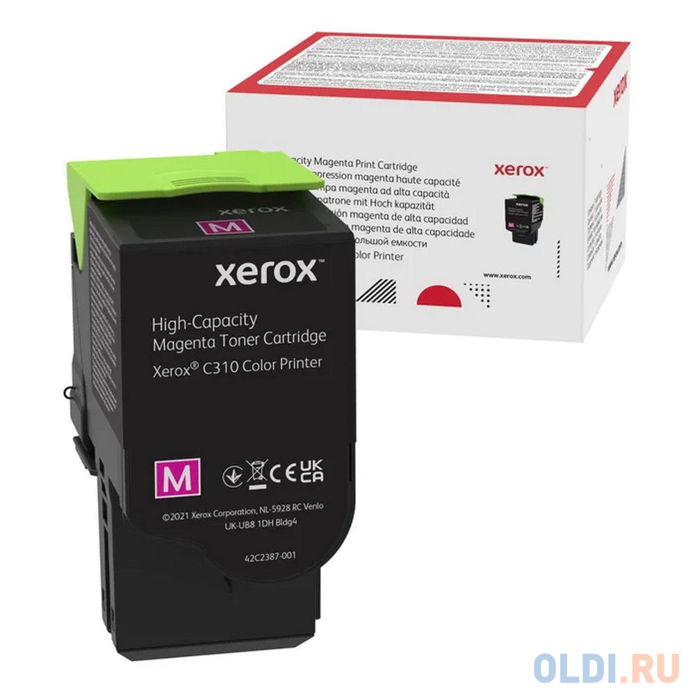   ОЛДИ Пурпурный картридж с тонером емкости (5 500 страниц) Xerox C310/C315 Xerox Toner Magenta (006R04366)