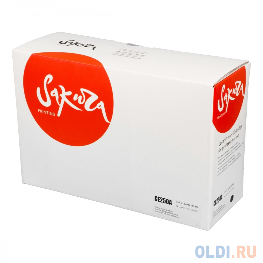 Картридж Sakura CE250A (504A) для HP LJ CM3530MFP/LJ CM3530fsMFP/LJ CP3525/LJ CP3525n/LJ CP3525dn/LJ CP3525x, черный, 5000 к.