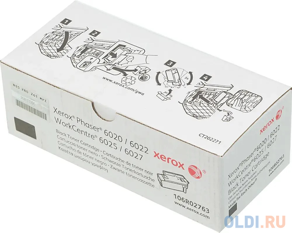 Картридж Xerox 106R02763 2000стр Черный