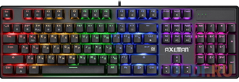 Клавиатуры Defender  ОЛДИ Клавиатура MECHANICAL AXEMAN GK-302 RU 45306 DEFENDER