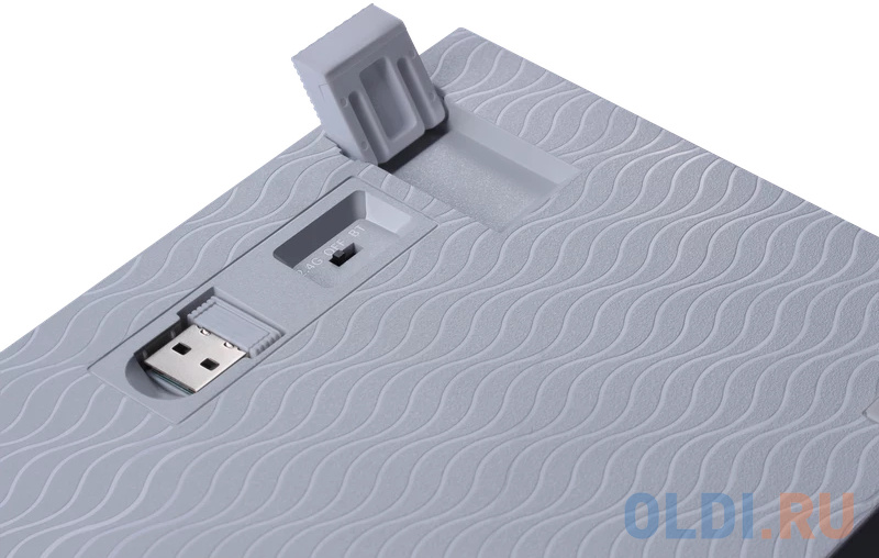 Клавиатуры Defender Игровая беспроводная клавиатура REDRAGON VEIGAR бело-голубая (USB, Bluetooth, 2.4G, Redragon white, 94 кл ., RGB подсветка, 1900 мА)