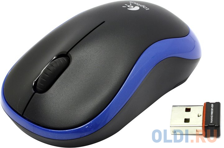 Мышь (910-002239) Logitech Wireless Mouse M185, Blue