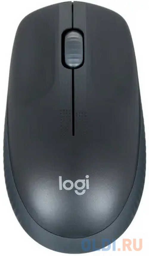 Мышь беспроводная Logitech M190 серый USB + радиоканал