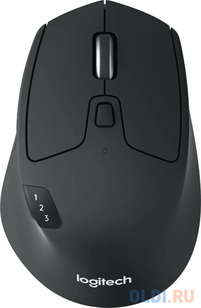 Мышь беспроводная Logitech M720 Triathlon (1000dpi, Bluetooth, 2.4 GHz/USB-ресивер (Logitech Unifying®), 8 кнопок, 1 батарея типа AA) (арт. 910-004794