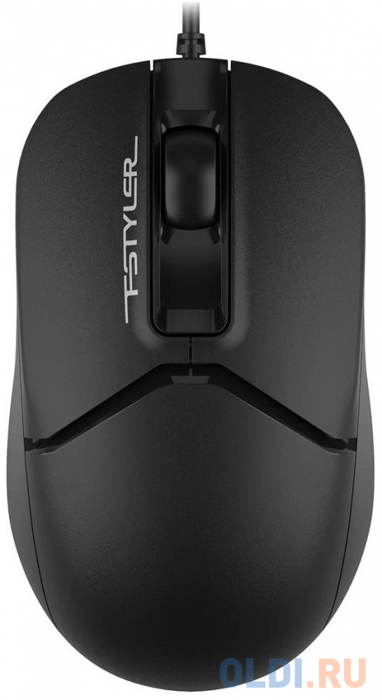 Мышь A4Tech Fstyler FM12T черный оптическая (1200dpi) USB для ноутбука (2but)