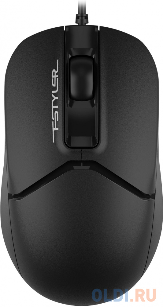 Мышь A4Tech Fstyler FM12ST черный оптическая (1200dpi) silent USB для ноутбука (2but)