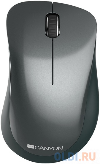 CANYON MW-11, 2.4 GHz Wireless mouse,with 3 buttons, DPI 1200, Battery:AAA*2pcs,Black,67*109*38mm,0.063kg