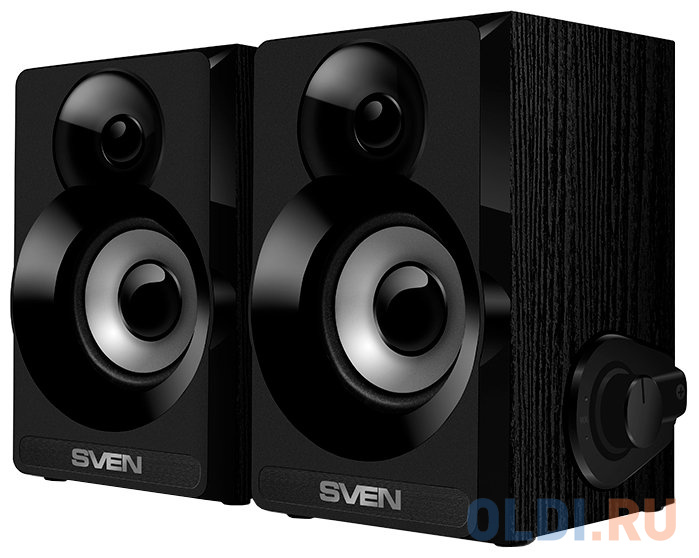 Колонки Sven SPS-517, чёрный,2.0, USB, мощность 2x3 Вт(RMS) чёрный, 2.0, USB, мощность 2x3 Вт(RMS)