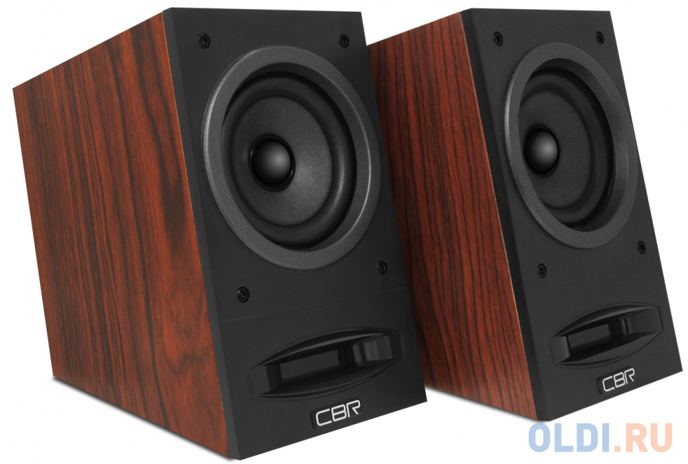 Колонки CBR CMS 590, 2.0 Wooden, 2x5 W, USB