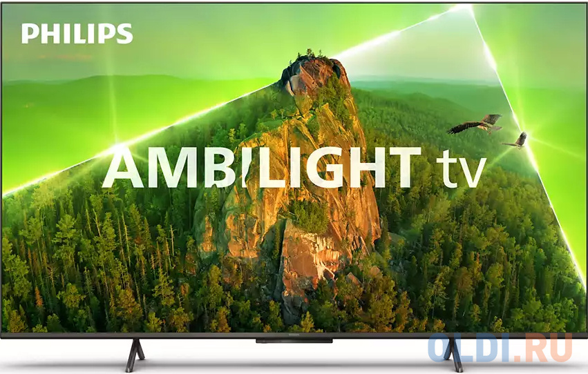 Телевизор LED Philips 50" 50PUS8108/60 Series 8 серебристый 4K Ultra HD 60Hz DVB-T DVB-T2 DVB-C DVB-S DVB-S2 USB WiFi Smart TV (RUS)