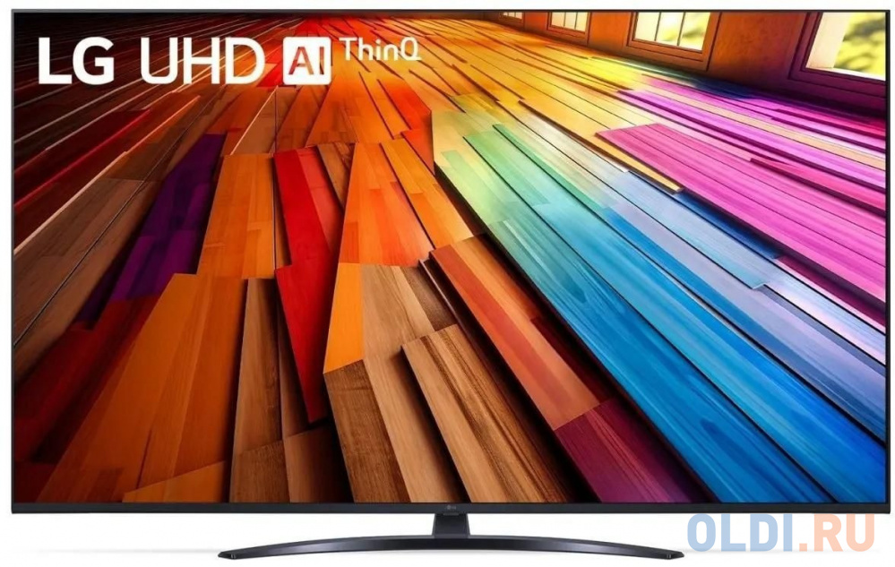 Телевизоры LG  ОЛДИ Телевизор ЖК 55'' LG/ 55", Ultra HD, Smart TV,Wi-Fi, DVB-T2/C/S2, MR, 2.0ch (20W), 3 HDMI, 2 USB, 1 Pole, Ashed Blue