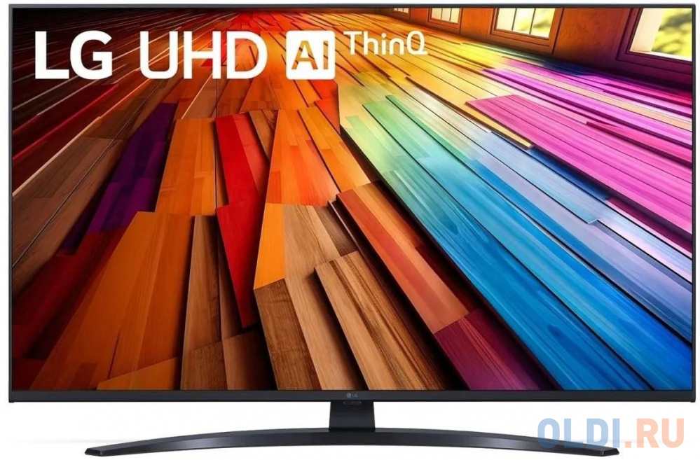 Телевизоры LG Телевизор LED LG 43" 43UT81006LA.ARUB черный 4K Ultra HD 60Hz DVB-T DVB-T2 DVB-C DVB-S2 USB WiFi Smart TV