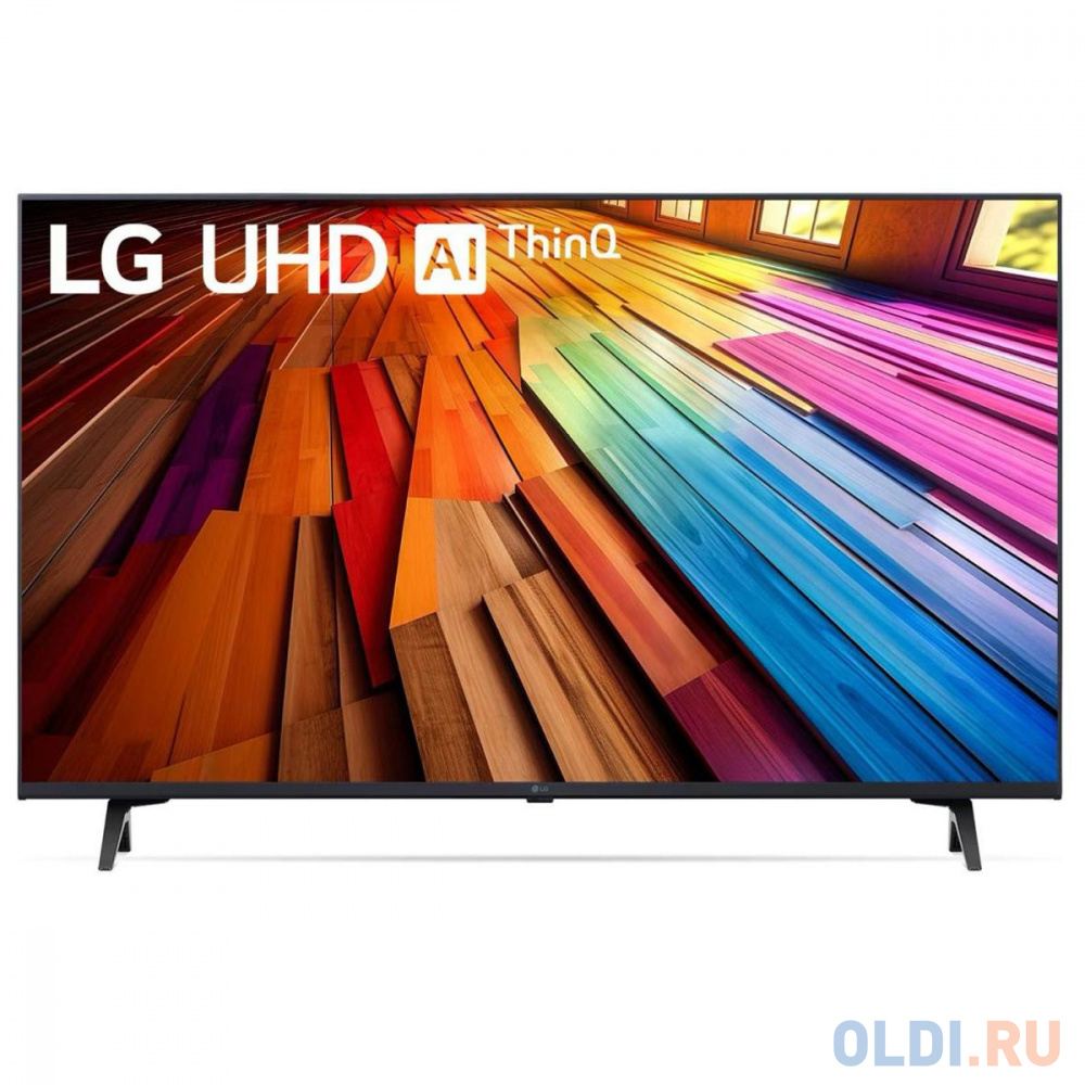 Телевизор LED LG 43" 43UT80006LA.ARUB черный 4K Ultra HD 60Hz DVB-T DVB-T2 DVB-C DVB-S DVB-S2 USB WiFi Smart TV