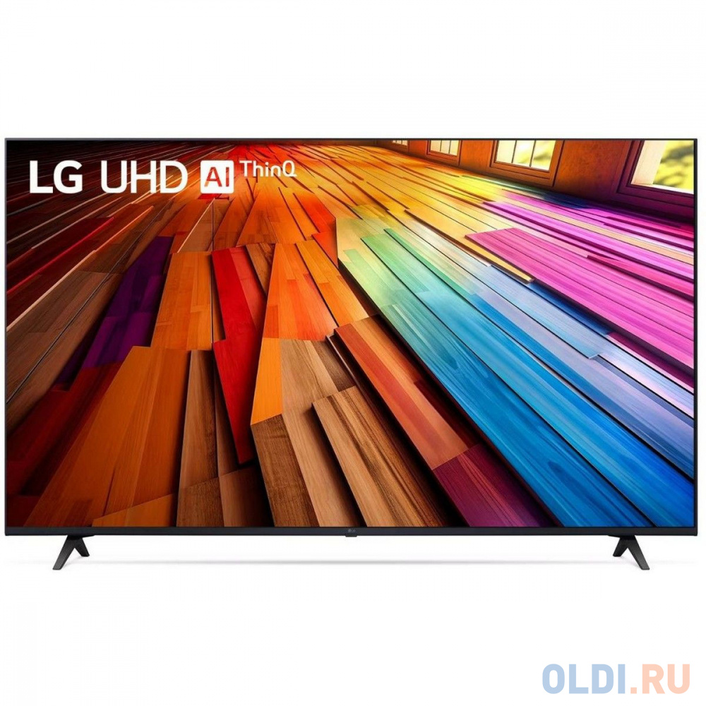 Телевизоры LG  ОЛДИ Телевизор LED LG 65" 65UT80006LA.ARUB черный 4K Ultra HD 60Hz DVB-T DVB-T2 DVB-C DVB-S DVB-S2 USB WiFi Smart TV