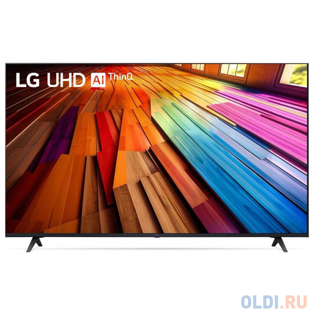 Телевизоры LG  ОЛДИ Телевизор LED LG 50" 50UT80006LA.ARUB черный 4K Ultra HD 60Hz DVB-T DVB-T2 DVB-C DVB-S DVB-S2 USB WiFi Smart TV