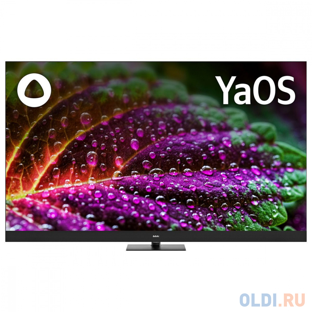 Телевизор QLED BBK 65" 65LED-8259/UTS2C (B) Яндекс.ТВ черный/черный 4K Ultra HD 60Hz DVB-T2 DVB-C DVB-S2 USB WiFi Smart TV (RUS)