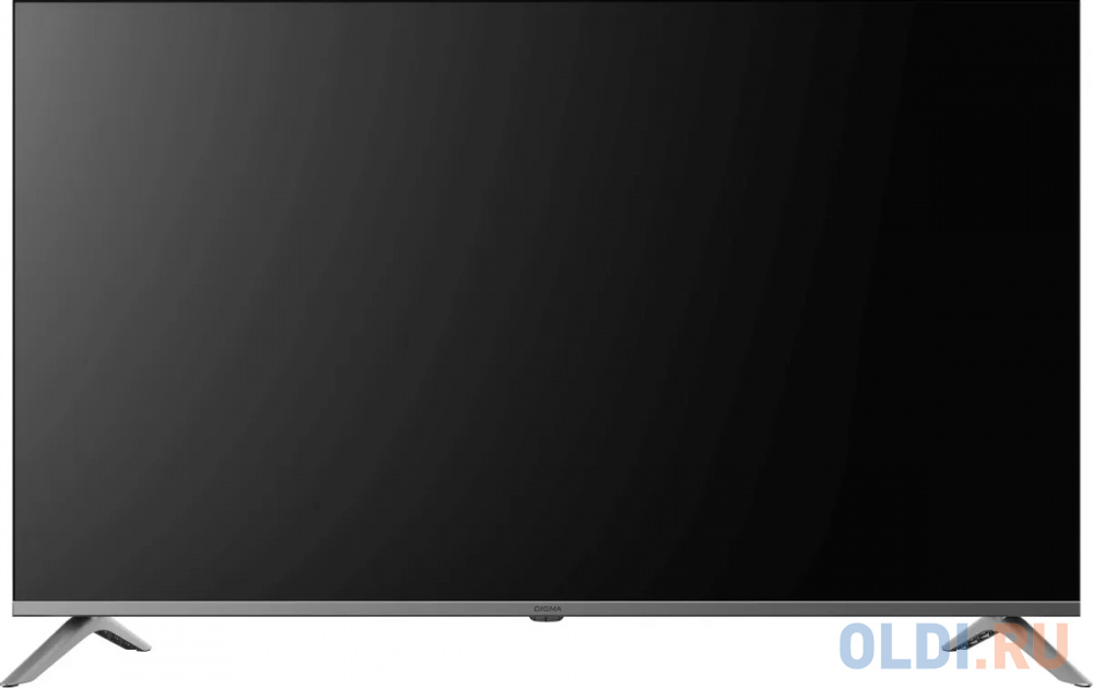 Телевизор LED Digma 50" DM-LED50UBB41 Android TV Frameless Metal темно-серебристый/серебристый 4K Ultra HD 60Hz DVB-T DVB-T2 DVB-C DVB-S DVB-S2 U