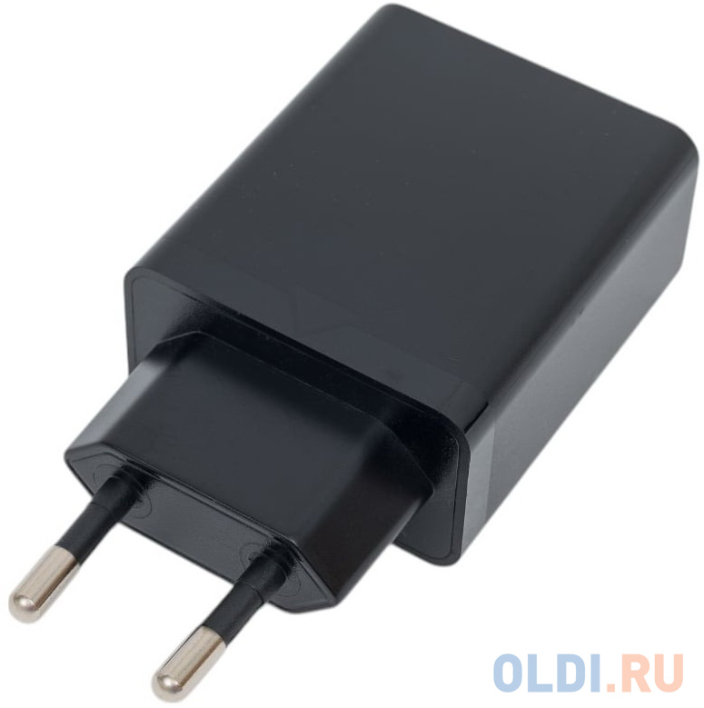 Сетевое зарядное устройство Vention на 1 порт USB A QC 3.0 2.4A  Черный