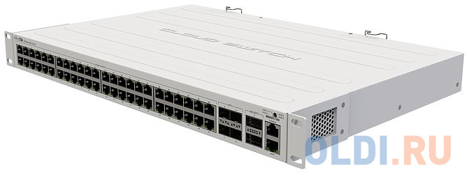 Сетевой коммутатор MIKROTIK Type L3 48x10Base-T / 100Base-TX / 1000Base-T 4xSFP+ 2xQSFP+ CRS354-48G-4S+2Q+RM