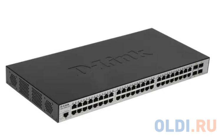 DGS-3000-52X/B2A Управляемый L2 коммутатор с 48 портами 10/100/1000Base-T и 4 портами 10GBase-X SFP+, RTL {3}, (451805)