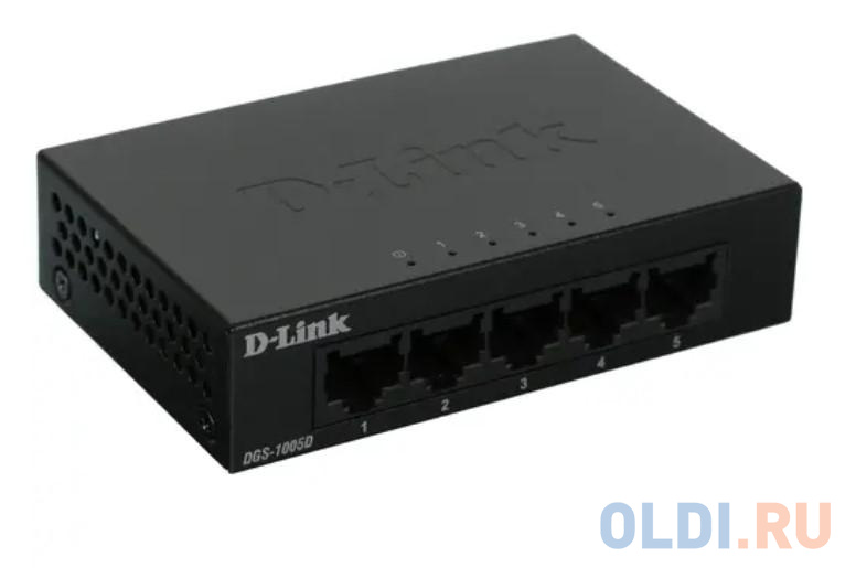  Коммутатор D-Link DGS-1005D/J2A 5G неуправляемый