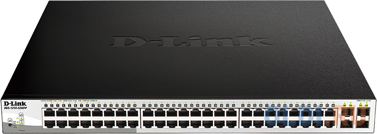   ОЛДИ Коммутатор D-Link DGS-1210-52MPP/E2A 48x1Гбит/с 4SFP 48PoE 740W управляемый