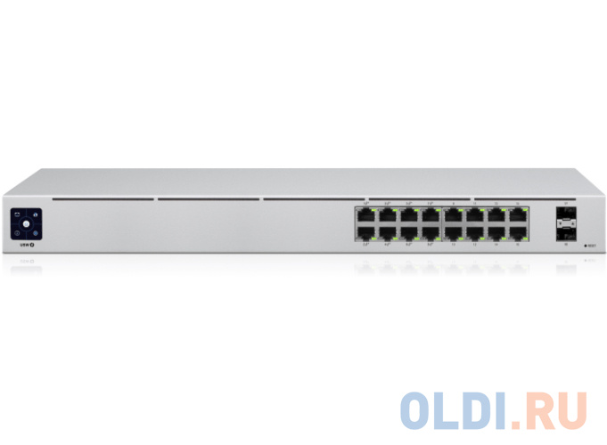 Коммутатор 16PORT 1000M 2SFP POE USW-16-POE UBIQUITI